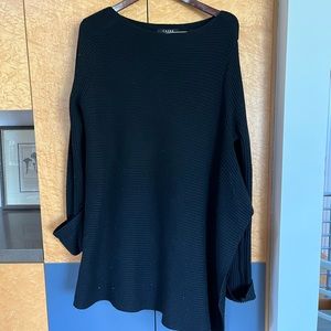 Long oversized sweater.